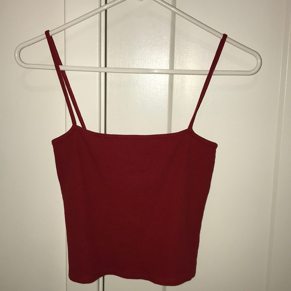 NEVER WORN red brandy tank